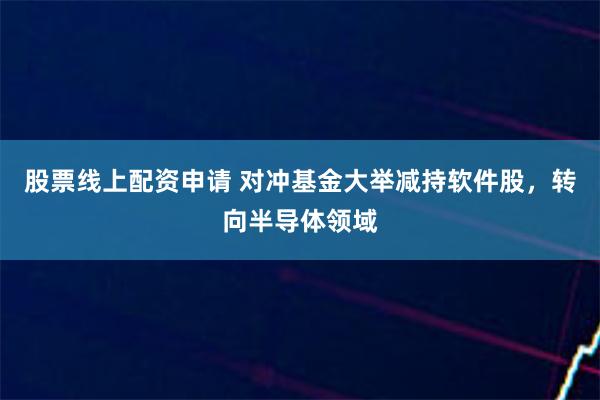 股票线上配资申请 对冲基金大举减持软件股，转向半导体领域